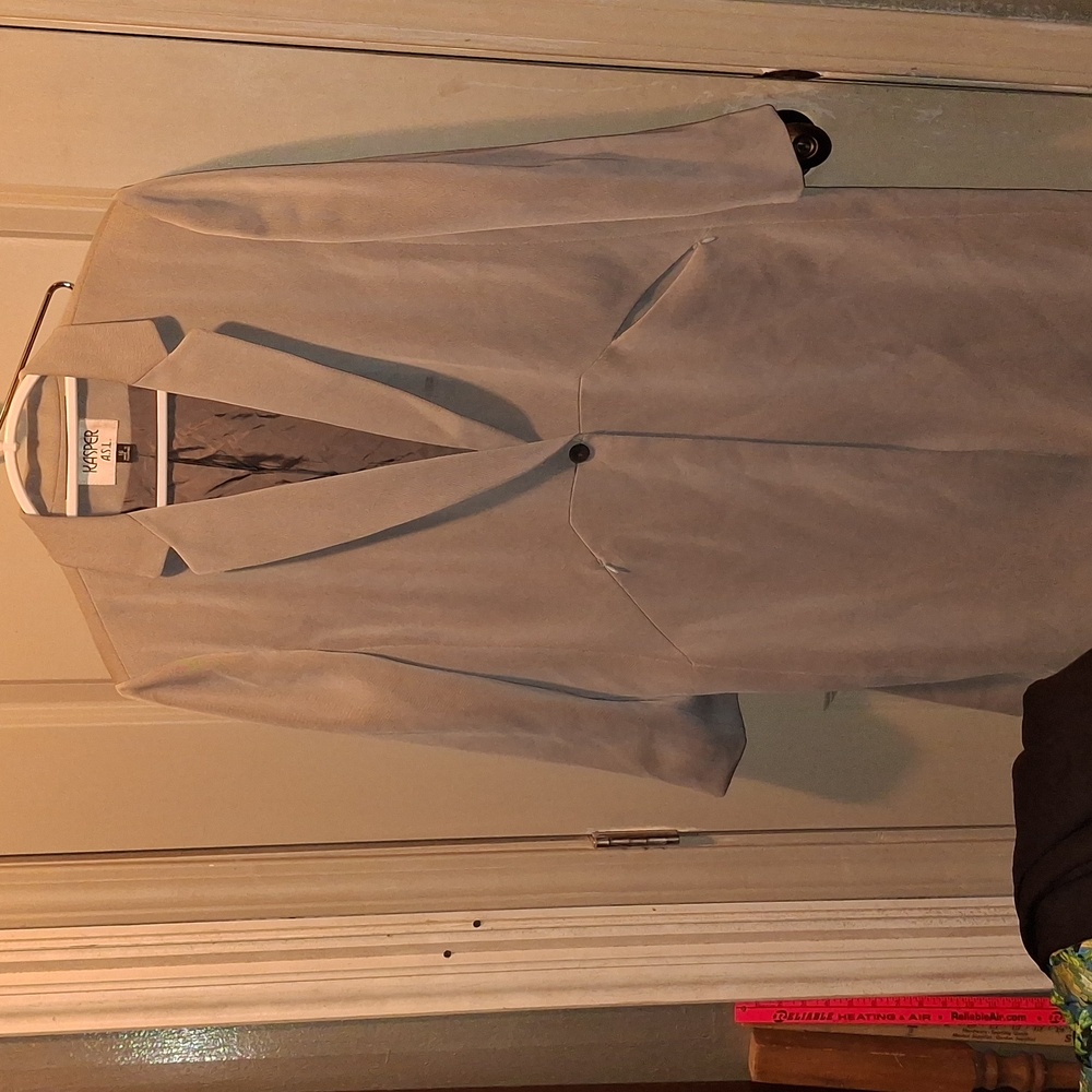 Kasper Light Gray Women's Trench Coat